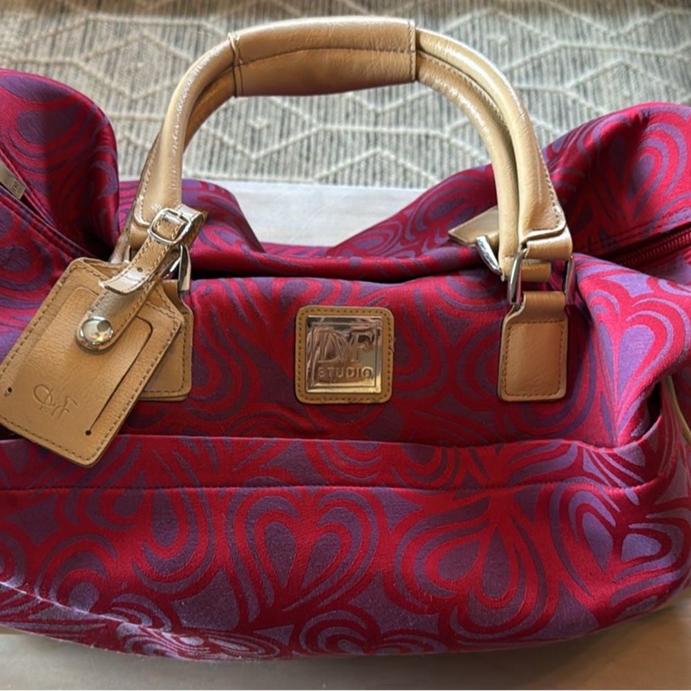 DVF Abstract Hearts Carry on Bag
